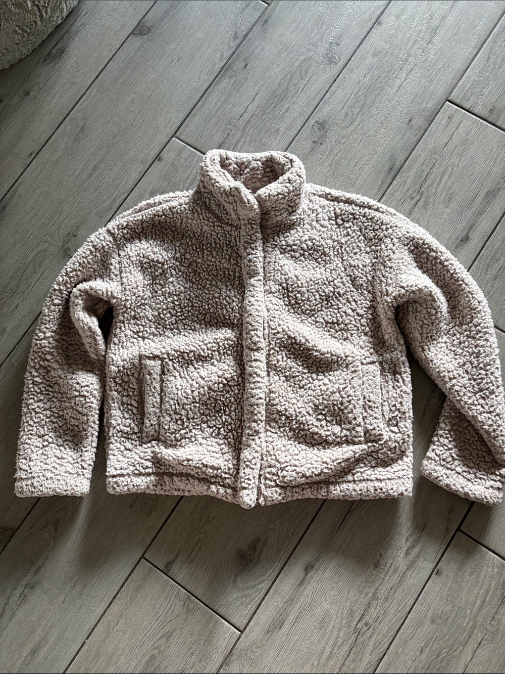 Thread + Supply zip up Sherpa jacket